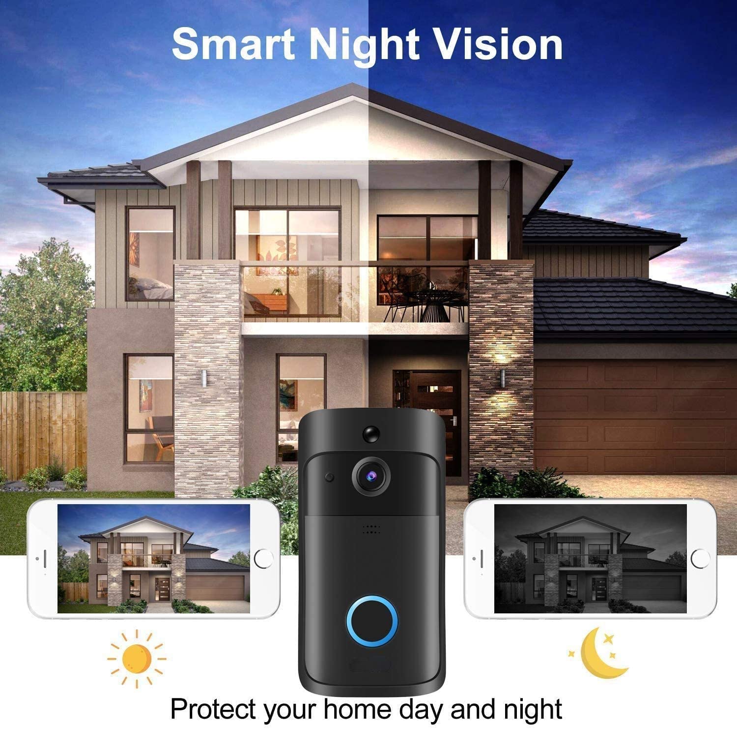 Video Doorbell Camera HD WiFi  - огляд і ціна Smart Doorbell Wired