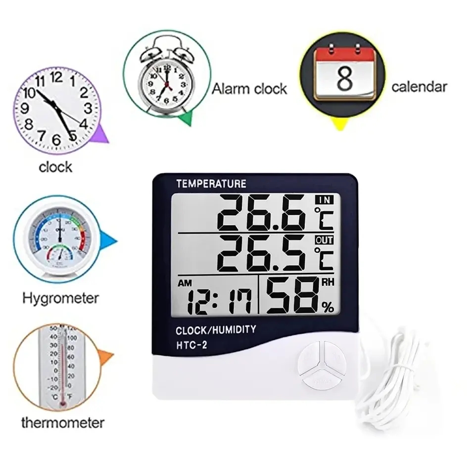 Indoor LCD Digital Thermometer - огляд і ціна Home Automation Industry