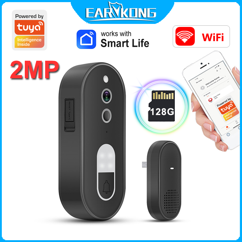 WiFi Video Doorbell Work With  - огляд і ціна Smart Doorbell Wired