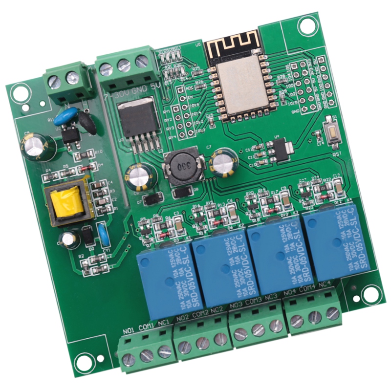 ESP8266 Wireless WIFI 4 Channe - огляд і ціна Relay 8 Channel Board