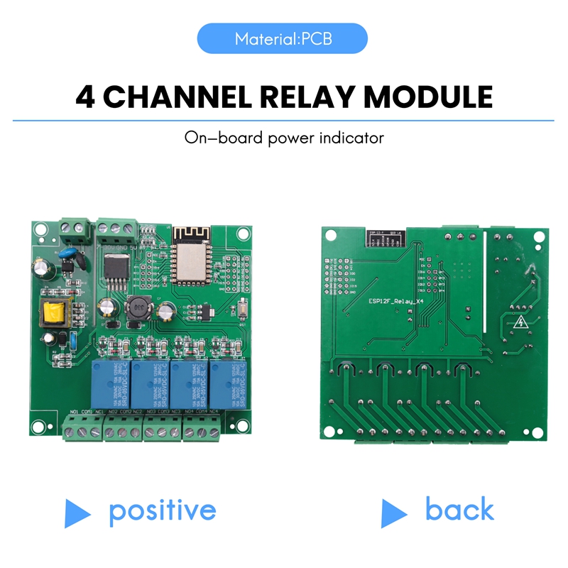 ESP8266 Wireless WIFI 4 Channe - огляд і ціна Relay 8 Channel Board