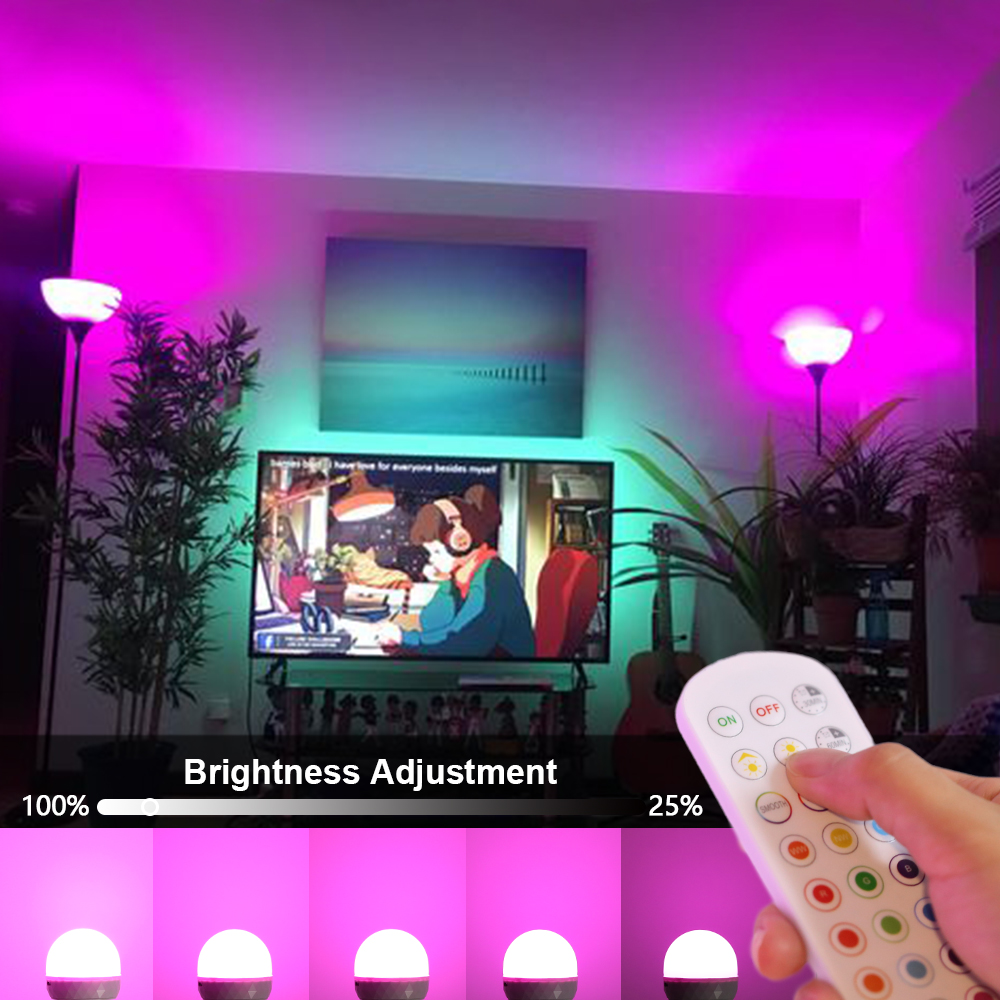 E27 LED Light Bulb RGB USB Rec - огляд і ціна Home Automation Industry