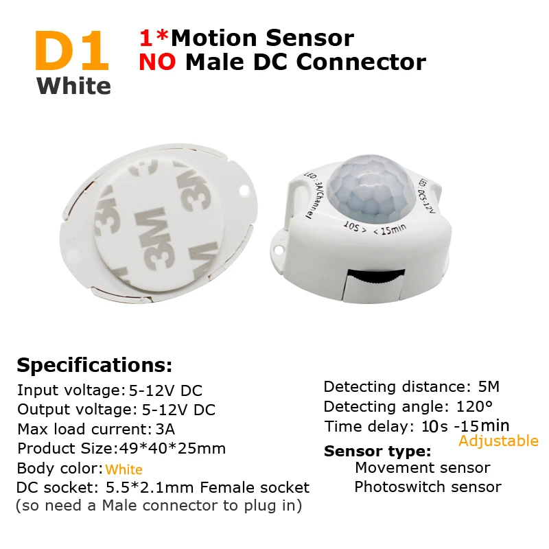PIR Motion Sensor Switch 12V D - огляд і ціна Motion Sensor Pir Wired
