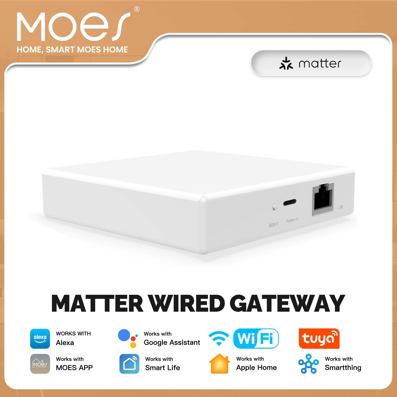 MOES Tuya ZigBee Matter Thread - огляд і ціна Matter Hub Thread