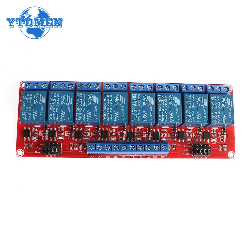 1PCS Relay Module 5V 12V 24V 1 - огляд і ціна Relay 8 Channel Board