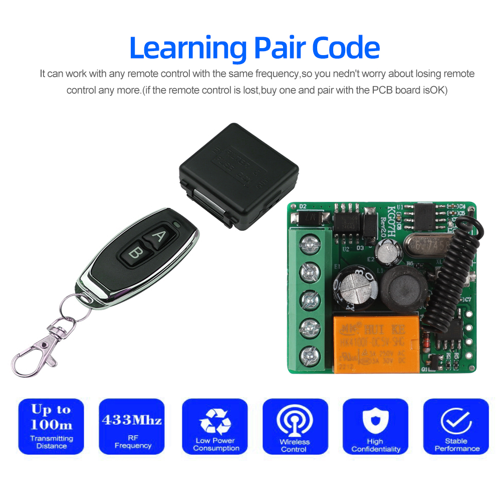 433Mhz RF Remote Control Wirel - огляд і ціна Home Automation Diy Kit