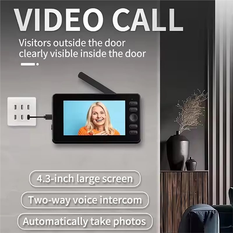 T81C! Wireless Video Doorbell  - огляд і ціна Smart Doorbell Wired