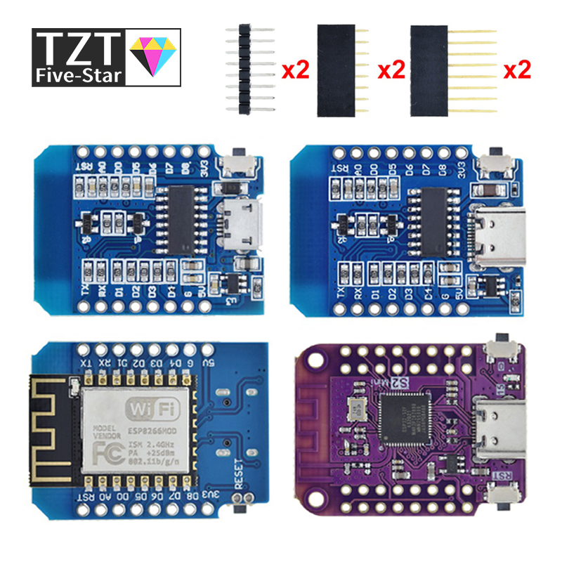 WeMos D1 Mini Pro V3.0 NodeMcu - огляд і ціна Esp8266 Nodemcu Board
